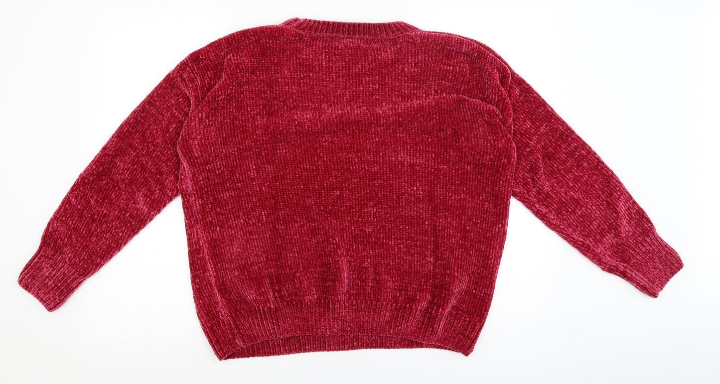 Primark Womens Pink   Pullover Jumper Size 12