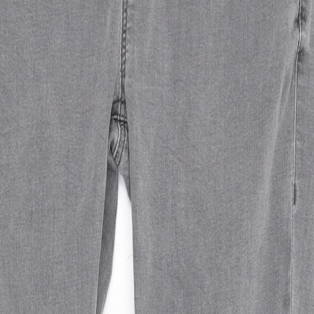 Topshop Womens Grey   Skinny Jeans Size 8 L26 in