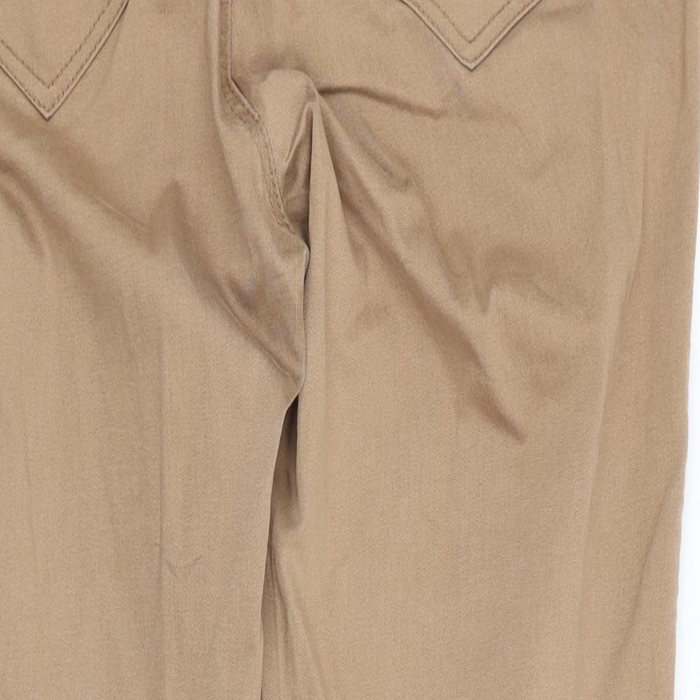 Authenic Denim Womens Brown   Straight Jeans Size 18 L28 in