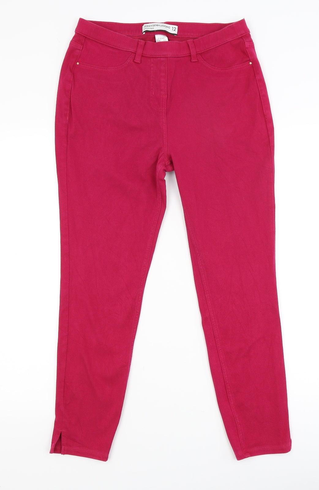 NEXT Womens Pink   Skinny Jeans Size 12 L24 in