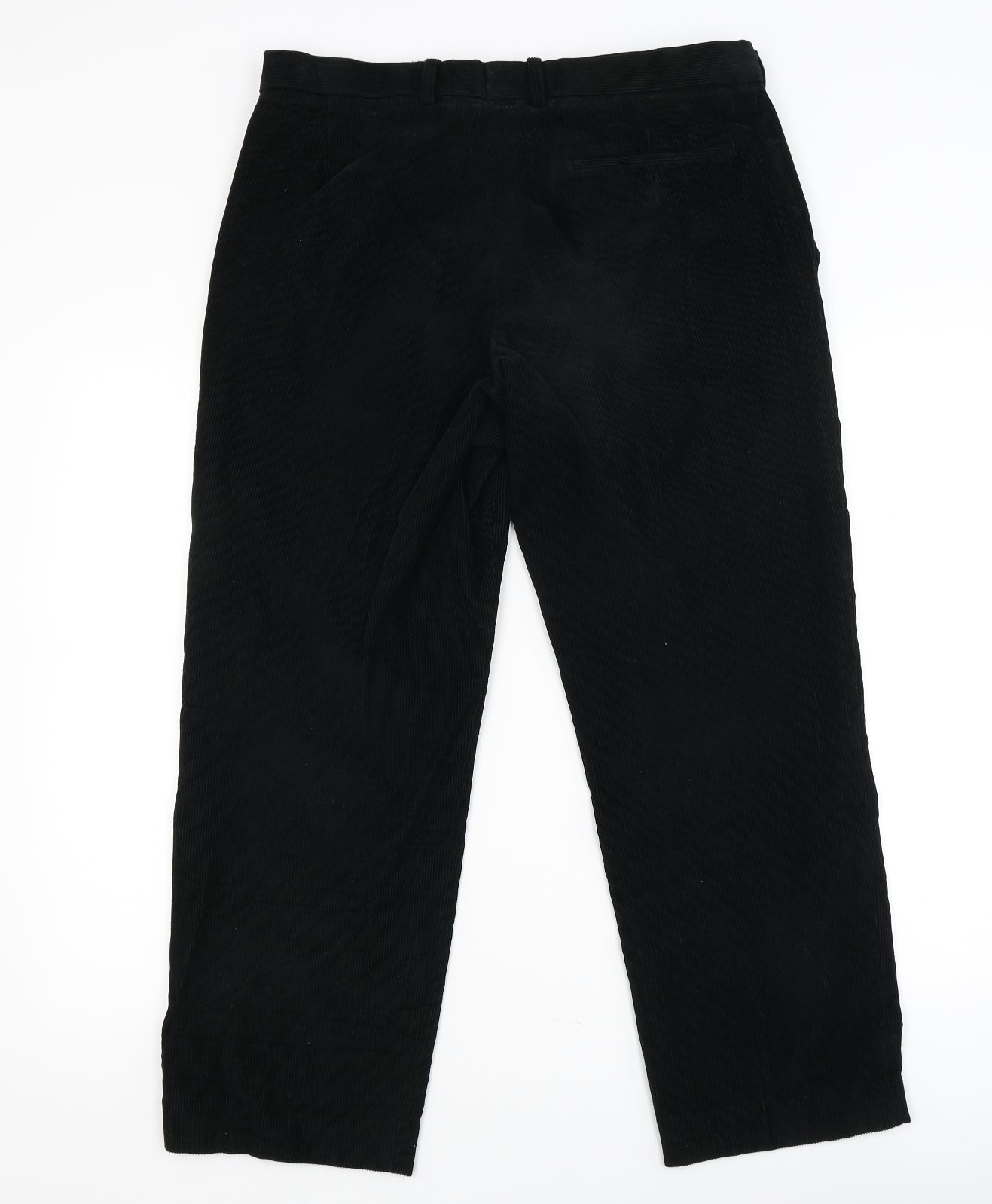 M&S Mens Black   Trousers  Size 34 in L26 in