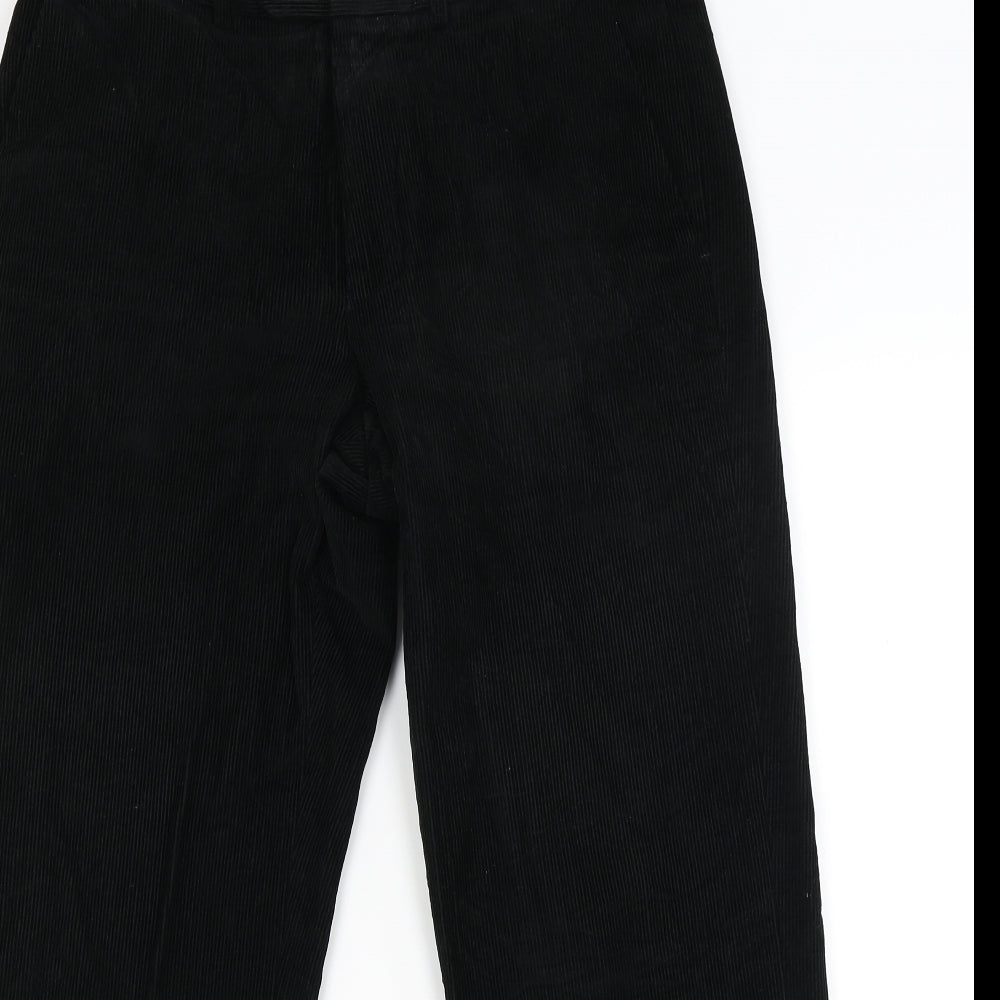 M&S Mens Black   Trousers  Size 34 in L26 in