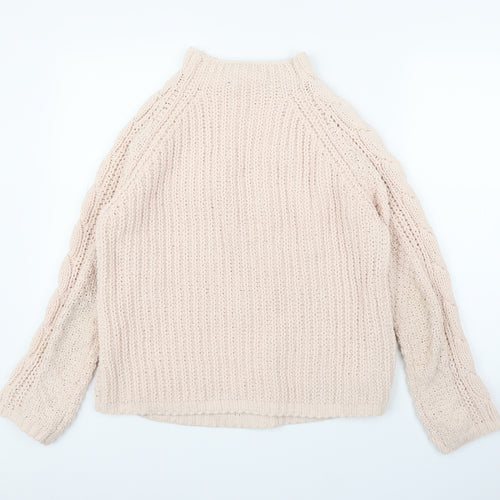 M&S Womens Pink   Pullover Jumper Size S