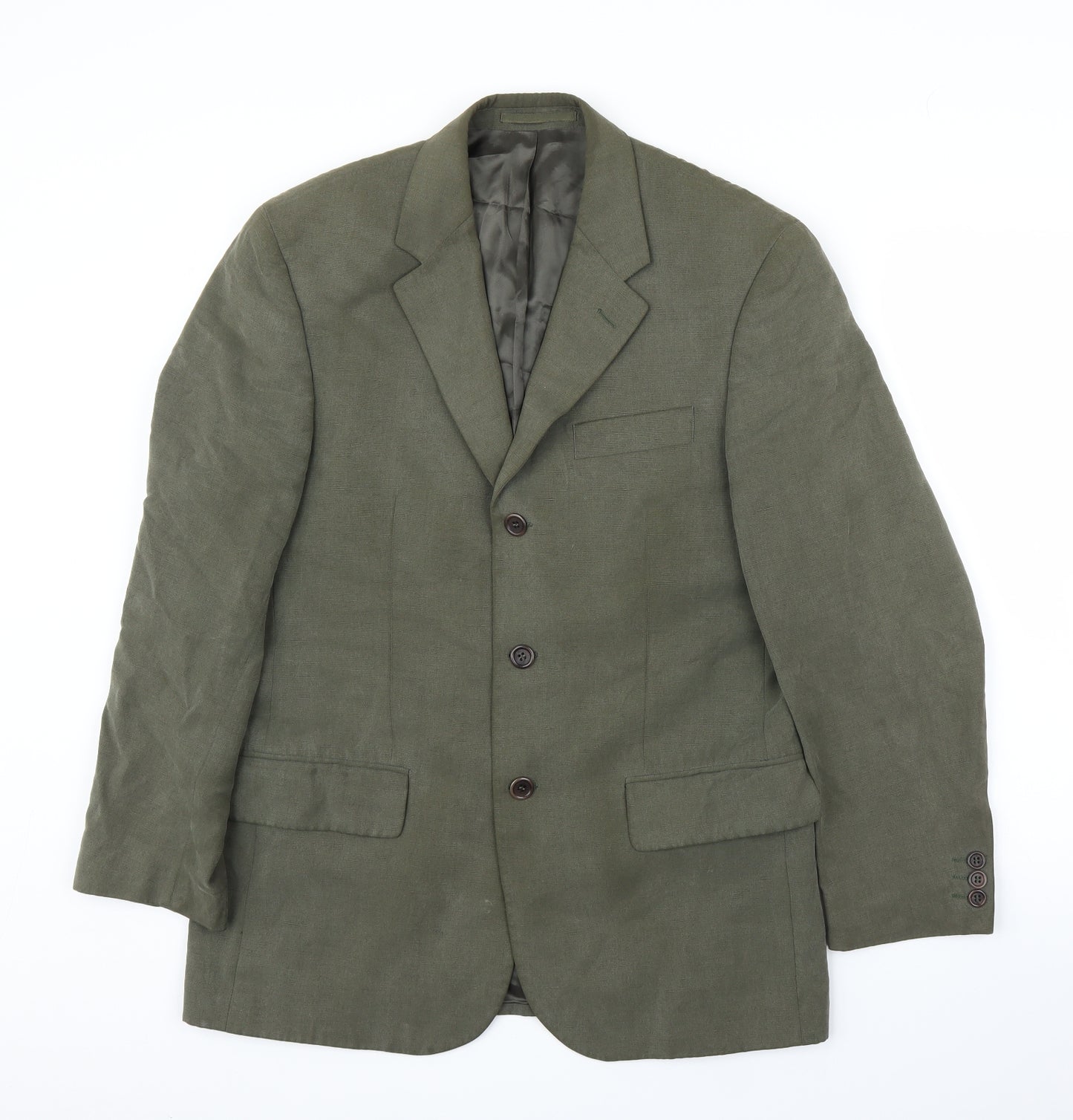 Ultimo Mens Green   Jacket Suit Jacket Size 38