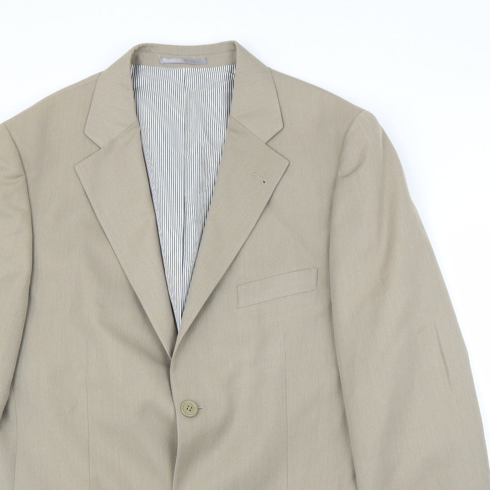 Matalan Mens Beige   Jacket Suit Jacket Size 40
