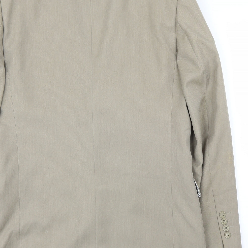 Matalan Mens Beige   Jacket Suit Jacket Size 40