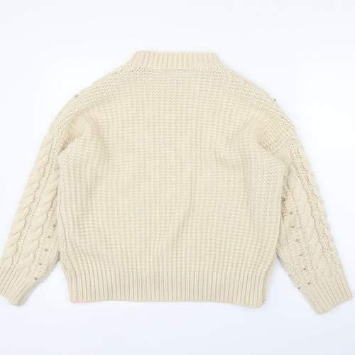 New Look Womens Ivory   Pullover Jumper Size S