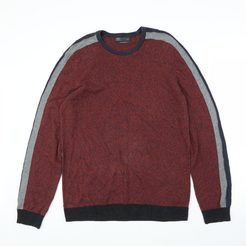 M&S Mens Purple   Pullover Jumper Size S
