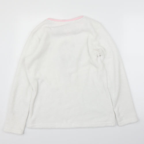 Young Dimension Girls White Solid  Top Pyjama Top Size 13 Years  - Bambi, Disney