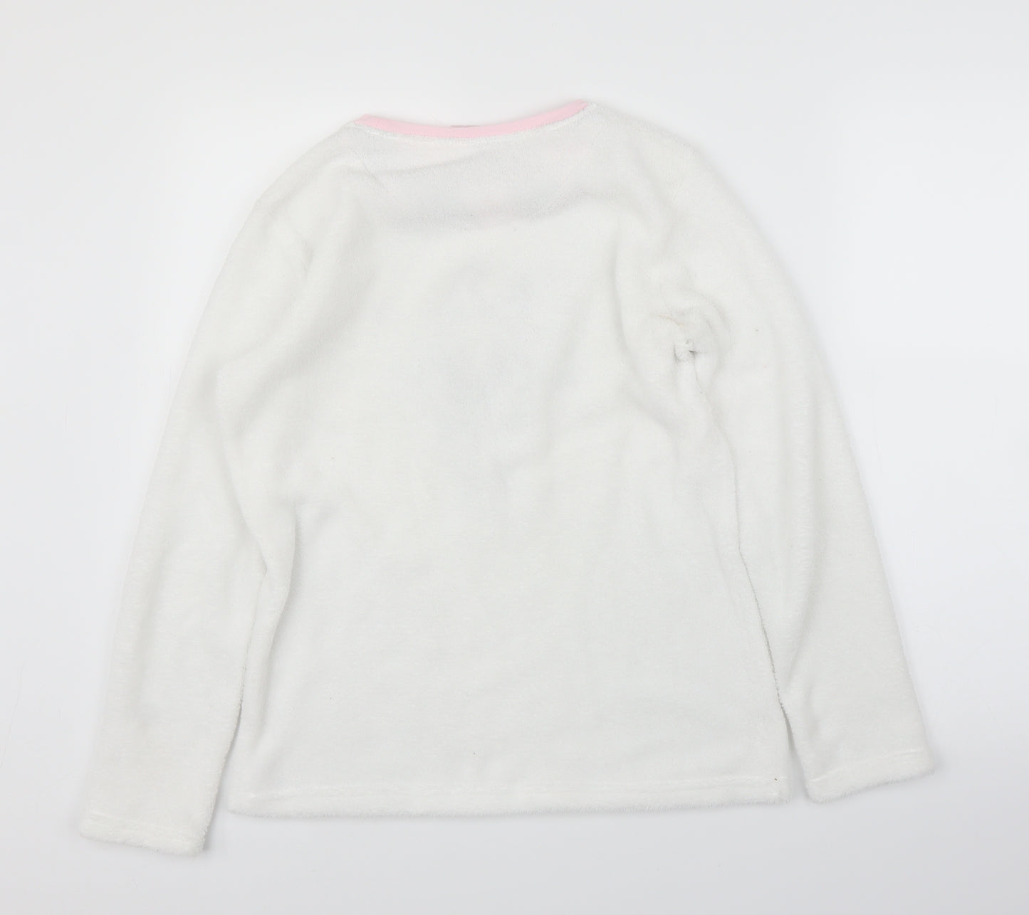 Young Dimension Girls White Solid  Top Pyjama Top Size 13 Years  - Bambi, Disney