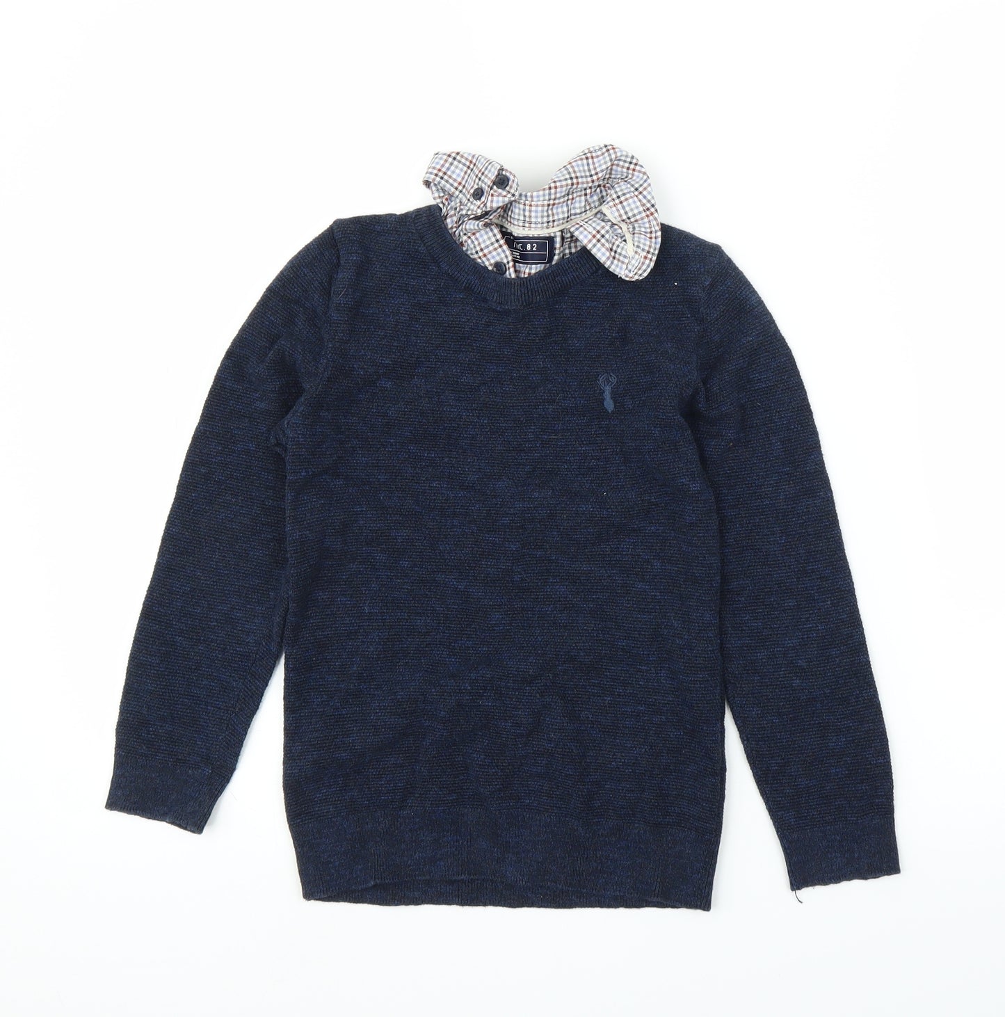 NEXT Boys Blue   Pullover Jumper Size 7 Years