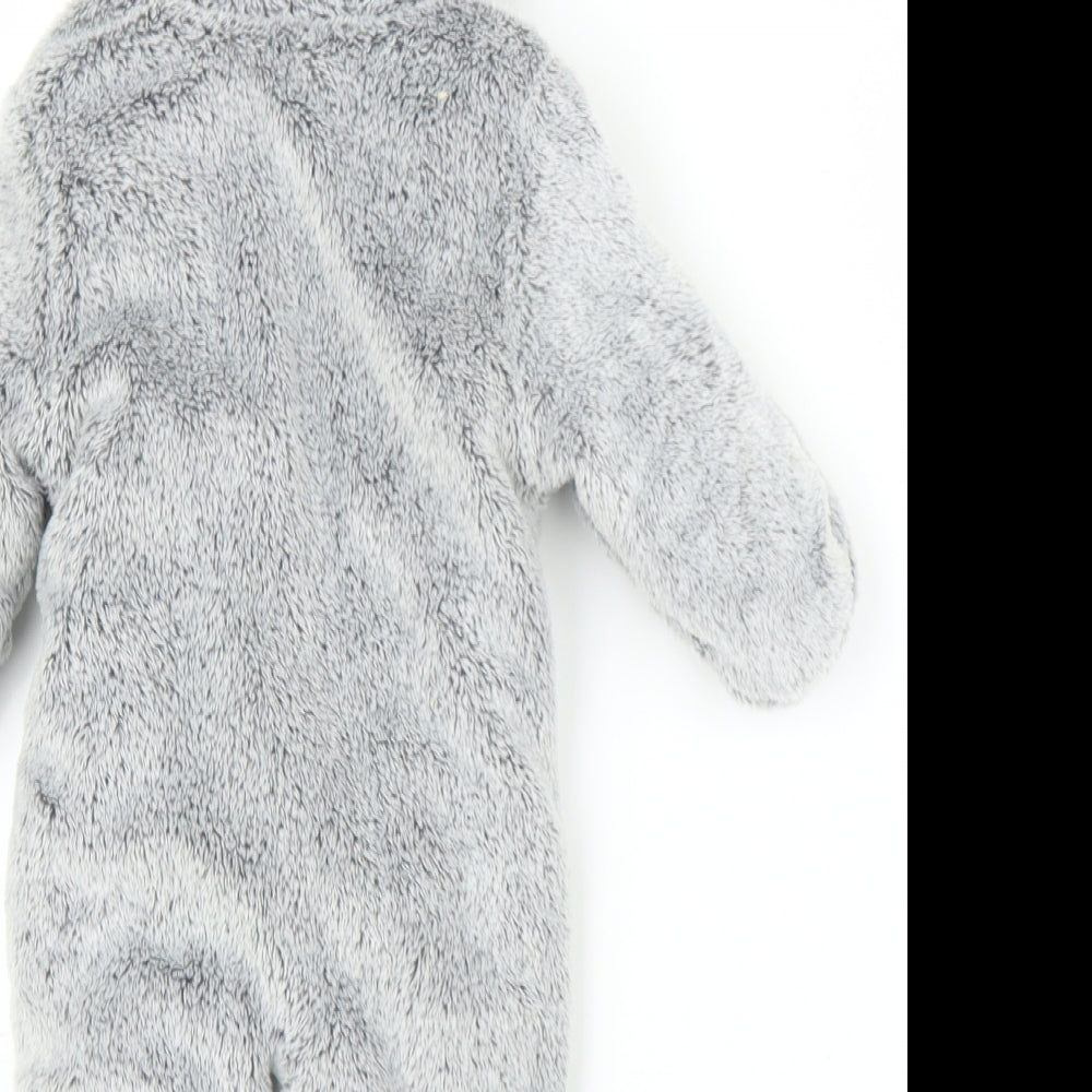 George Baby Grey   Babygrow One-Piece Size 0-3 Months  - Teddy Bear