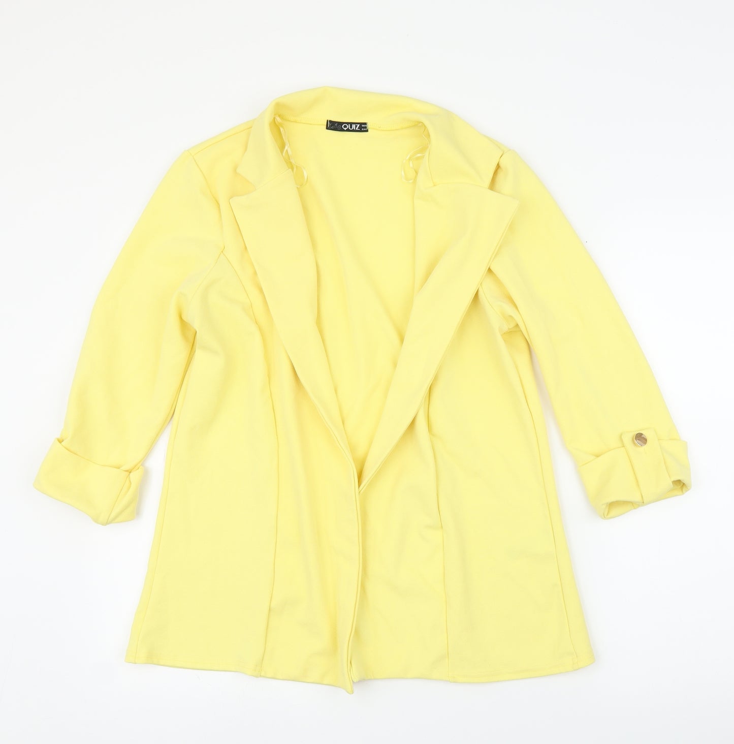 Quiz Womens Yellow   Cardigan Jumper Size 16