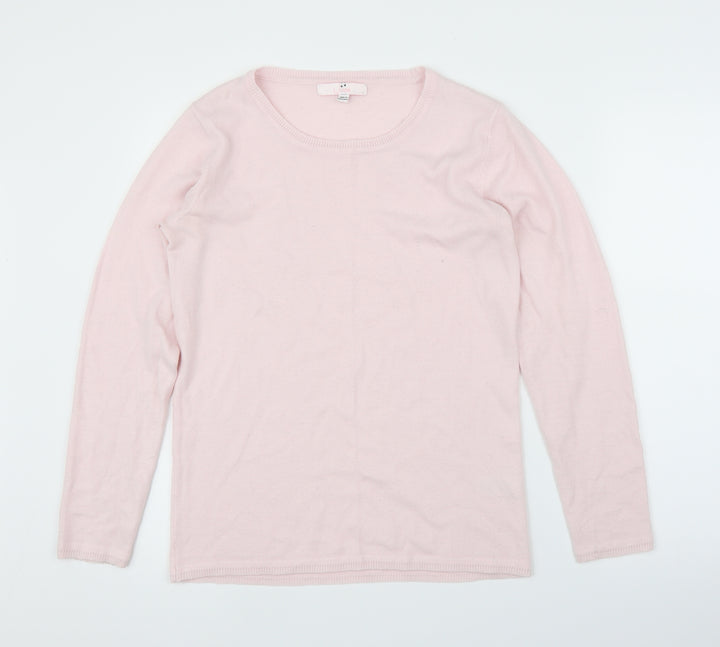 Julipa Womens Pink Pullover Jumper Size 10