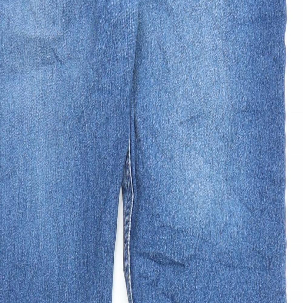 Papaya Womens Blue  Denim Straight Jeans Size 12 L28 in
