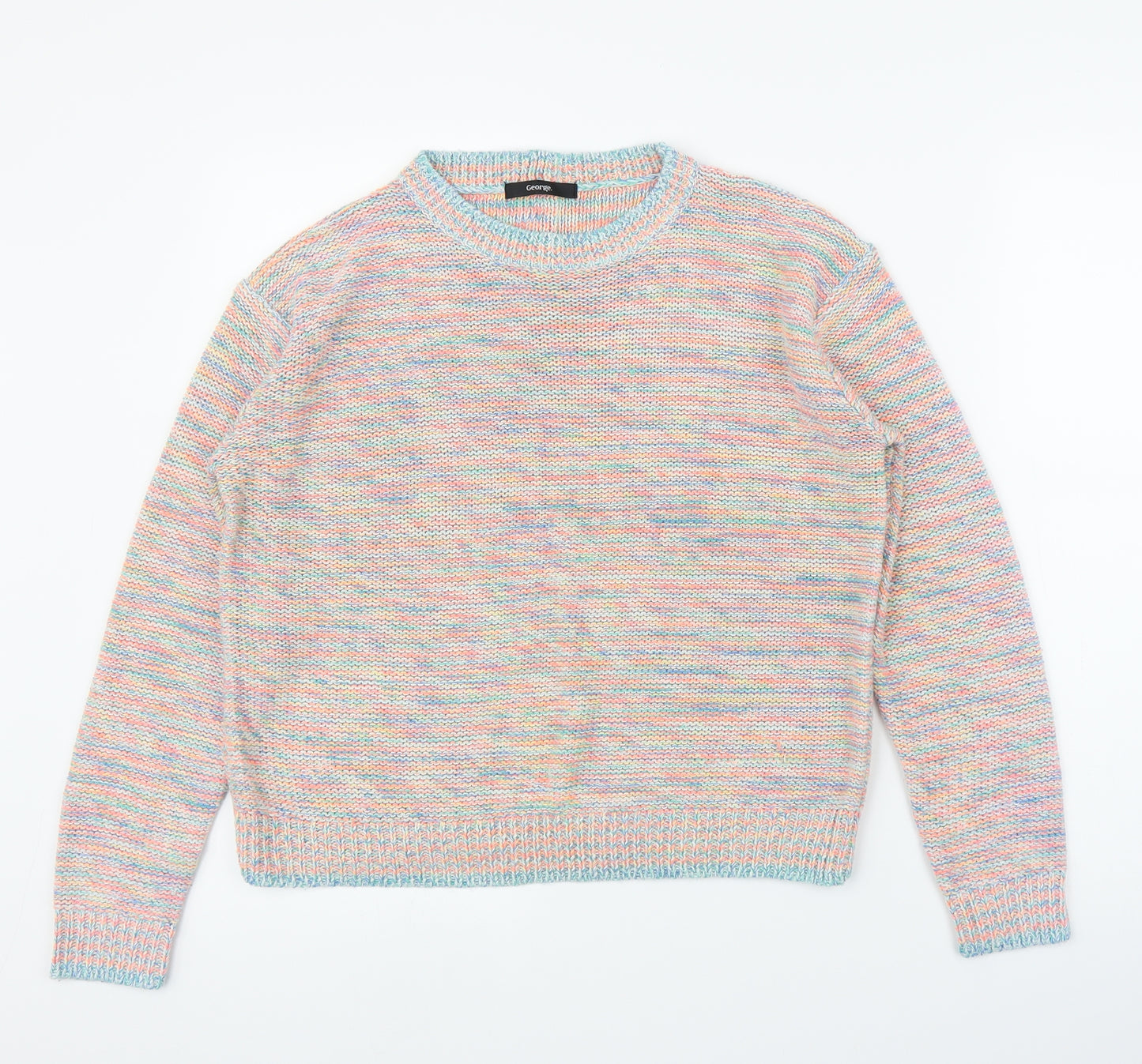George Womens Multicoloured   Pullover Jumper Size 14
