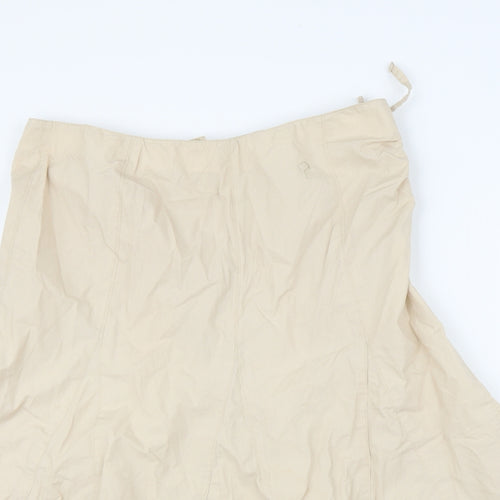 Preworn Womens Beige   Trumpet Skirt Size L
