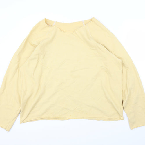 Preworn Womens Yellow   Pullover Jumper Size XL