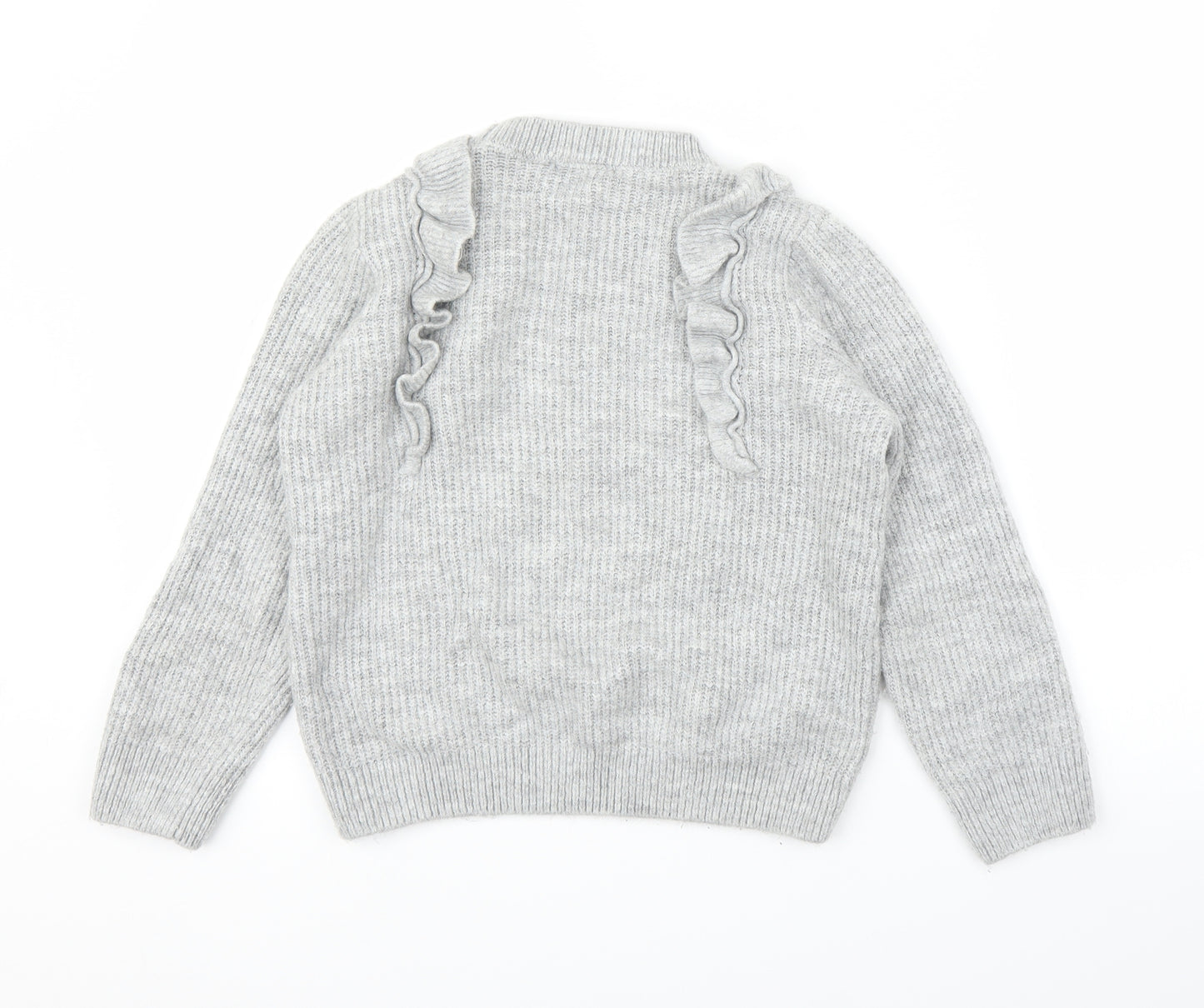 George` Girls Grey   Pullover Jumper Size M