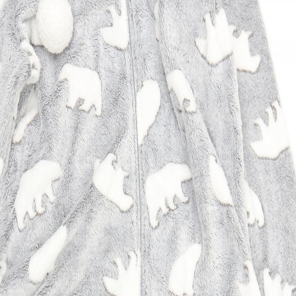 F&F Womens Grey Solid  Chemise One Piece Size XL  - Polar bears