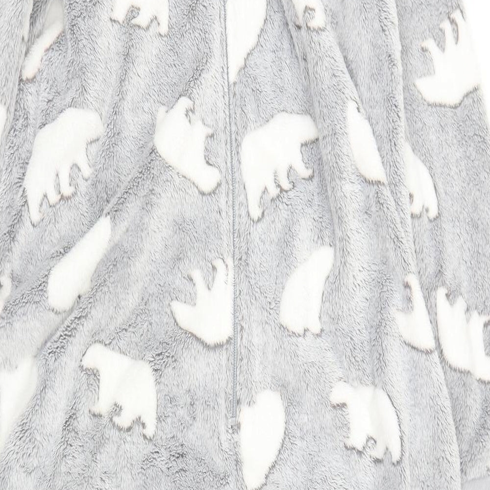 F&F Womens Grey Solid  Chemise One Piece Size XL  - Polar bears