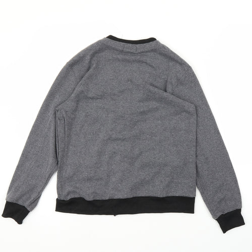 Yuanzhiqian Womens Grey   Cardigan Jumper Size S