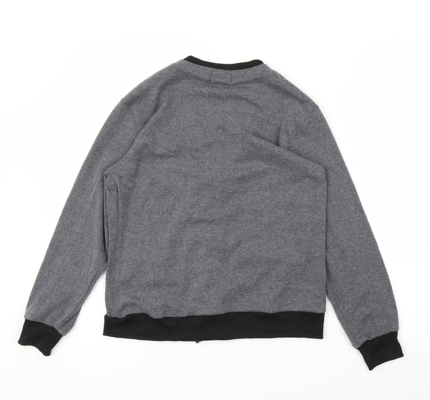 Yuanzhiqian Womens Grey   Cardigan Jumper Size S