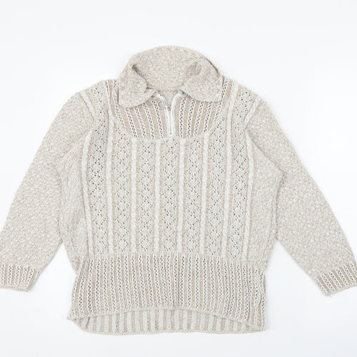 Preworn Womens Beige   Pullover Jumper Size M