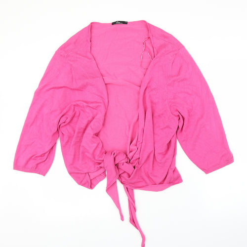 BHS Womens Pink   Cardigan Jumper Size XL