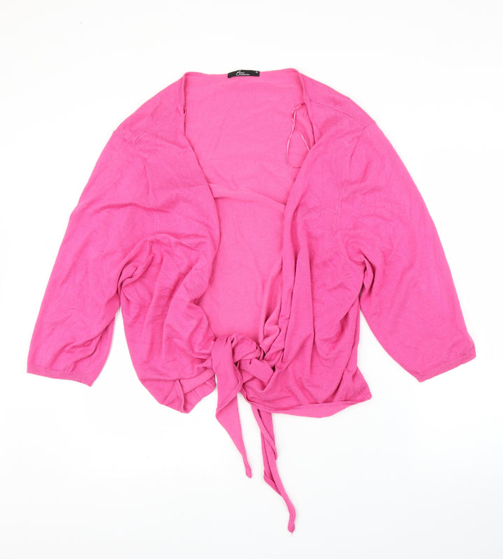 BHS Womens Pink   Cardigan Jumper Size XL