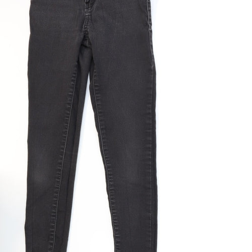 Denim & Co. Womens Black  Denim Skinny Jeans Size 8 L27 in