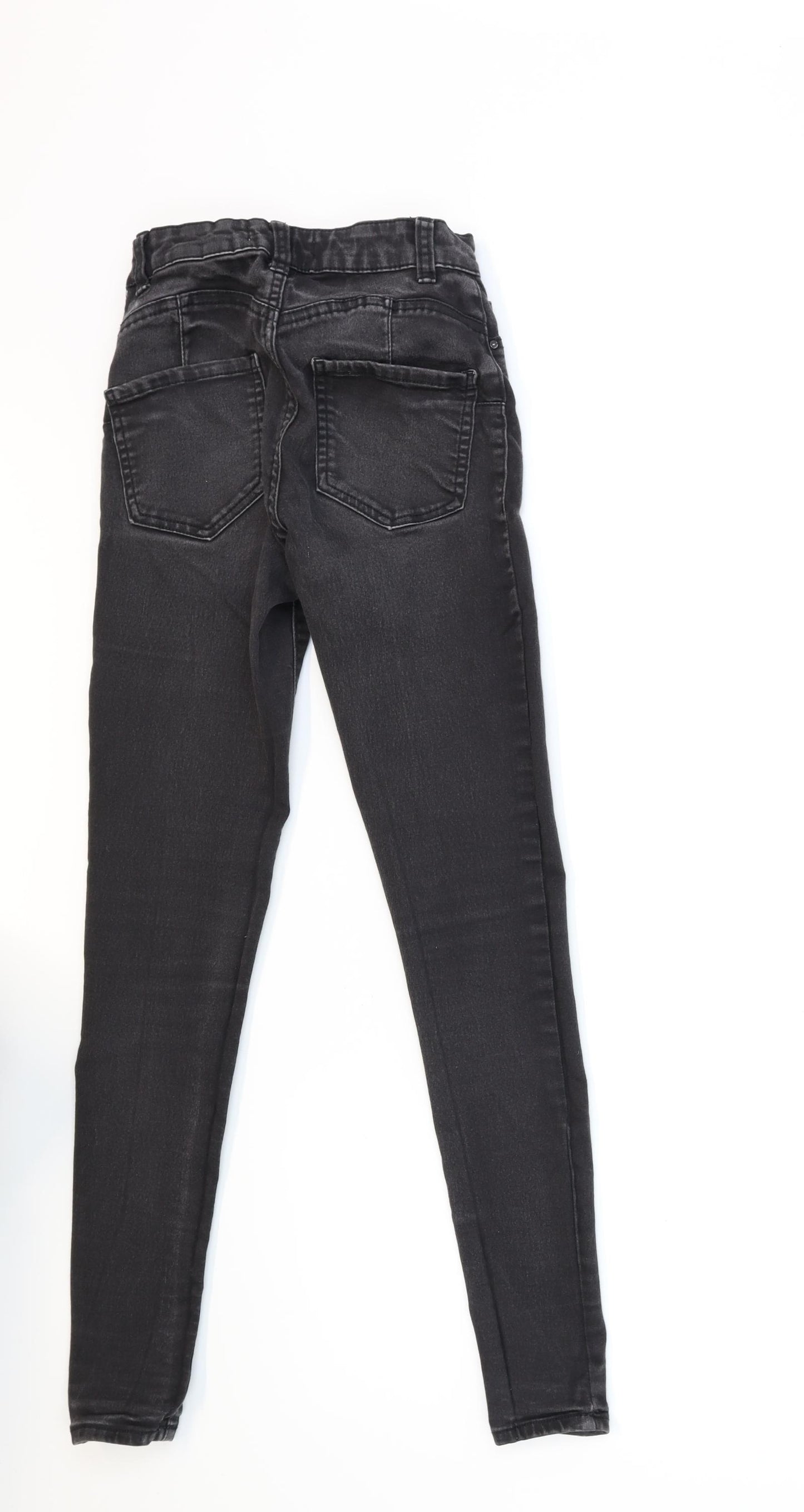 Denim & Co. Womens Black  Denim Skinny Jeans Size 8 L27 in