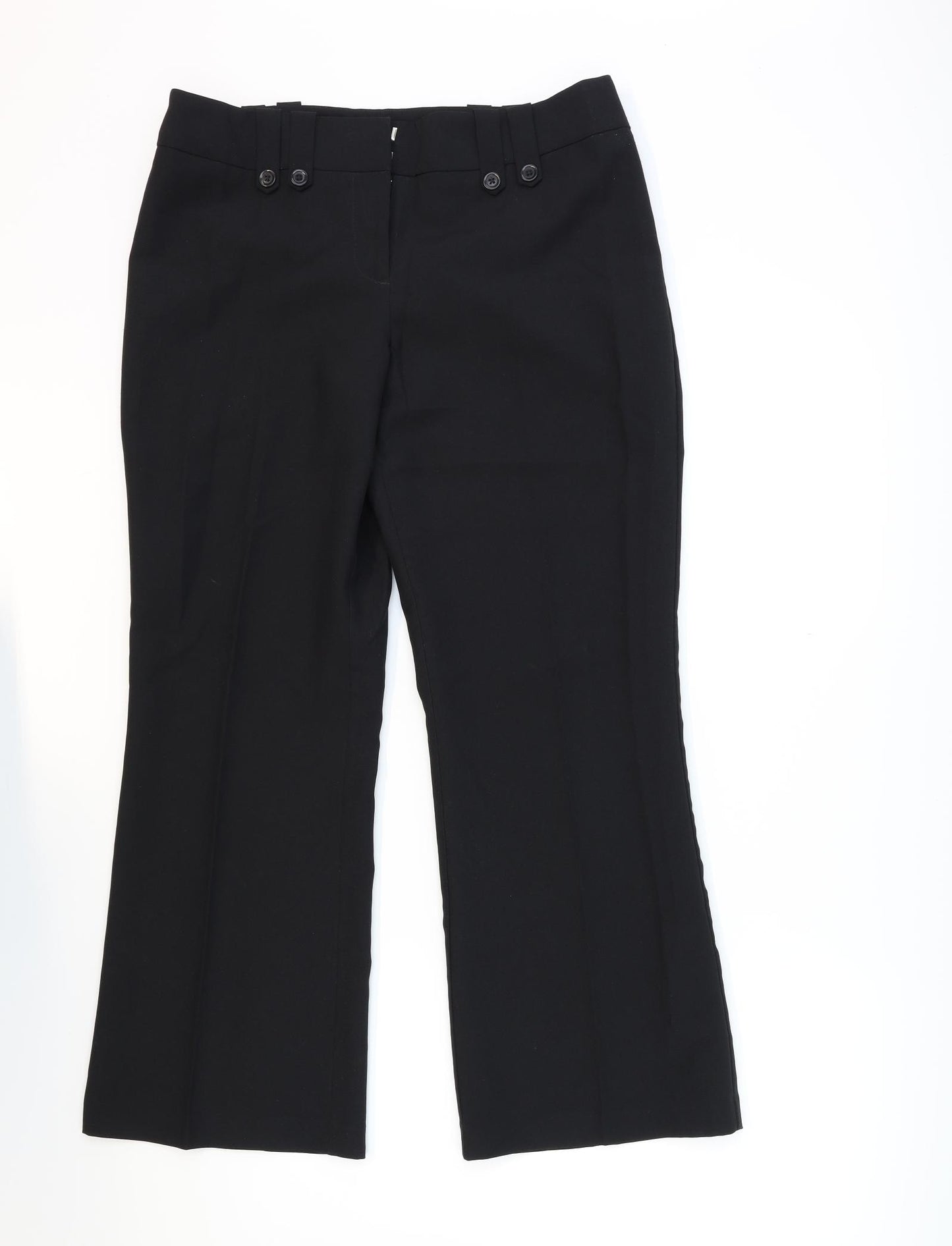 George Womens Black   Trousers  Size 12 L26 in