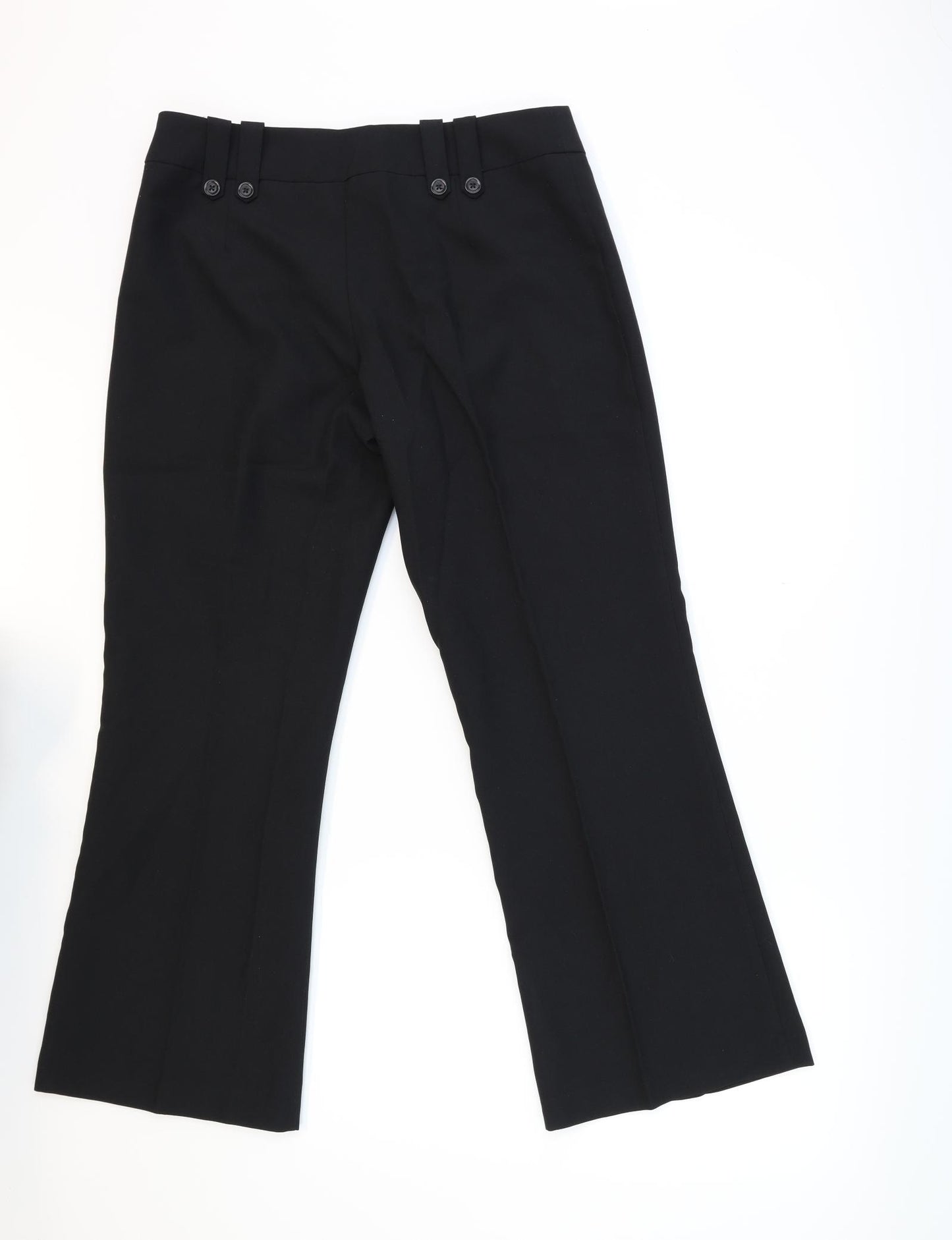 George Womens Black   Trousers  Size 12 L26 in