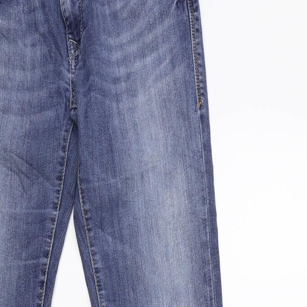 Mavi Womens Blue  Denim Straight Jeans Size 28 in L32 in