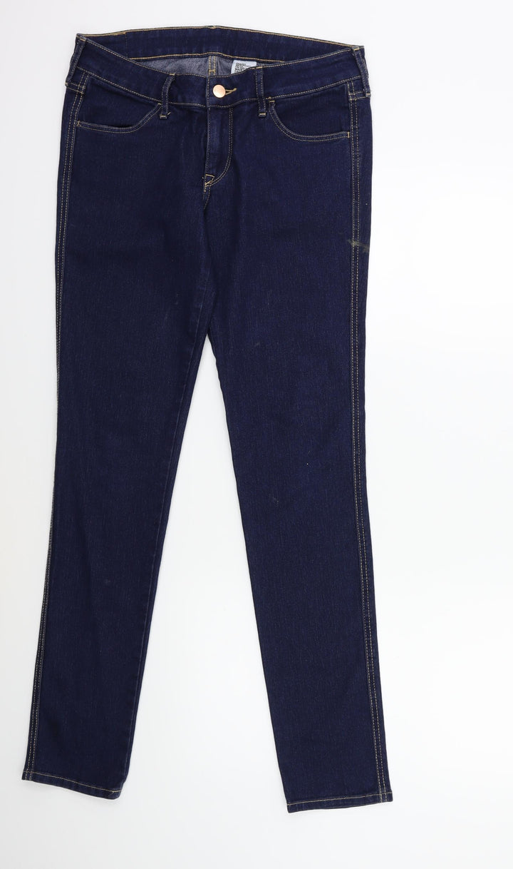 H&M Womens Blue Denim Skinny Jeans Size 29 in L32 in