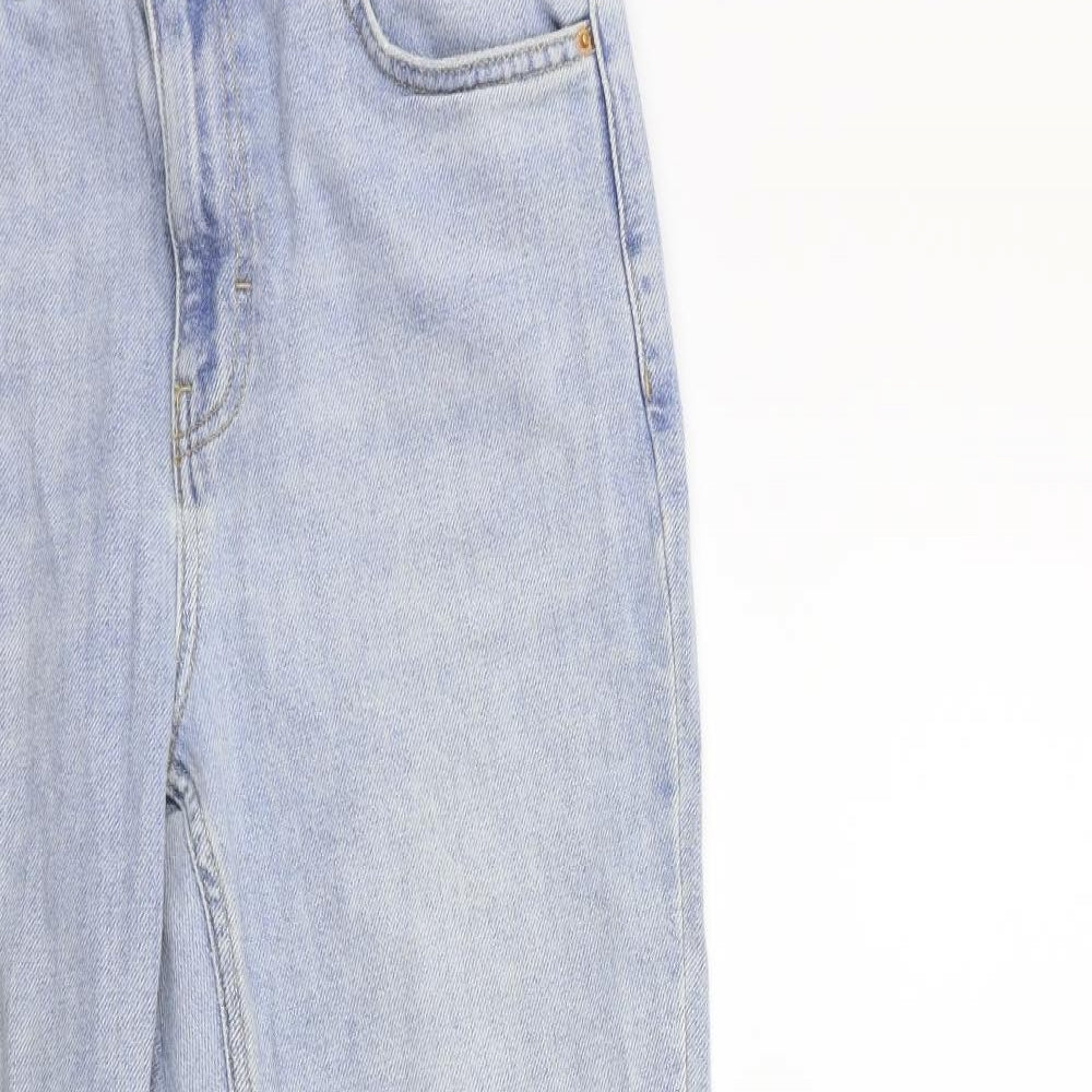 Topshop Womens Blue  Denim Mom Jeans Size 30 in L30 in
