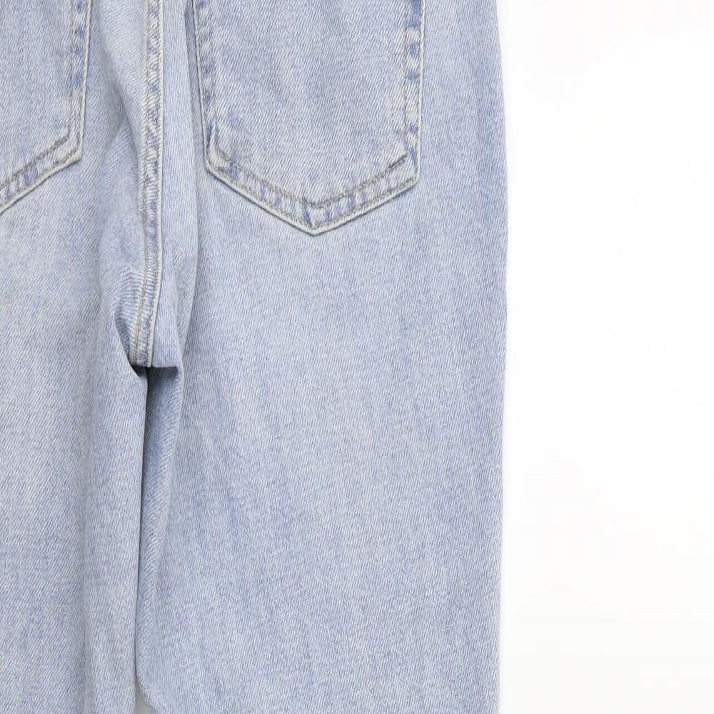 Topshop Womens Blue  Denim Mom Jeans Size 30 in L30 in