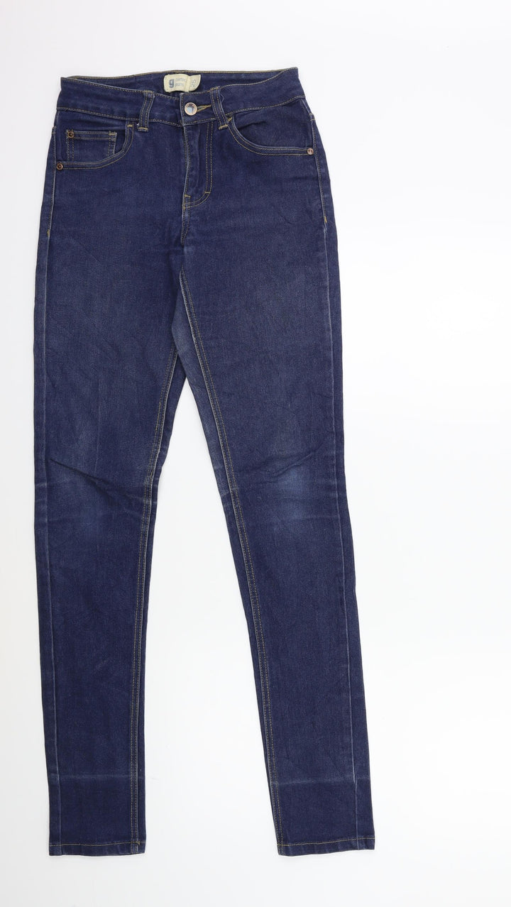 Gina Tricot Womens Blue Denim Skinny Jeans Size 25 in L30 in