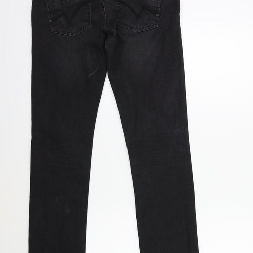 timeszone Womens Black  Denim Skinny Jeans Size 26 in L32 in