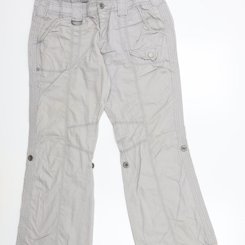edc by Esprit Womens Grey   Cargo Trousers Size 42 L28 in