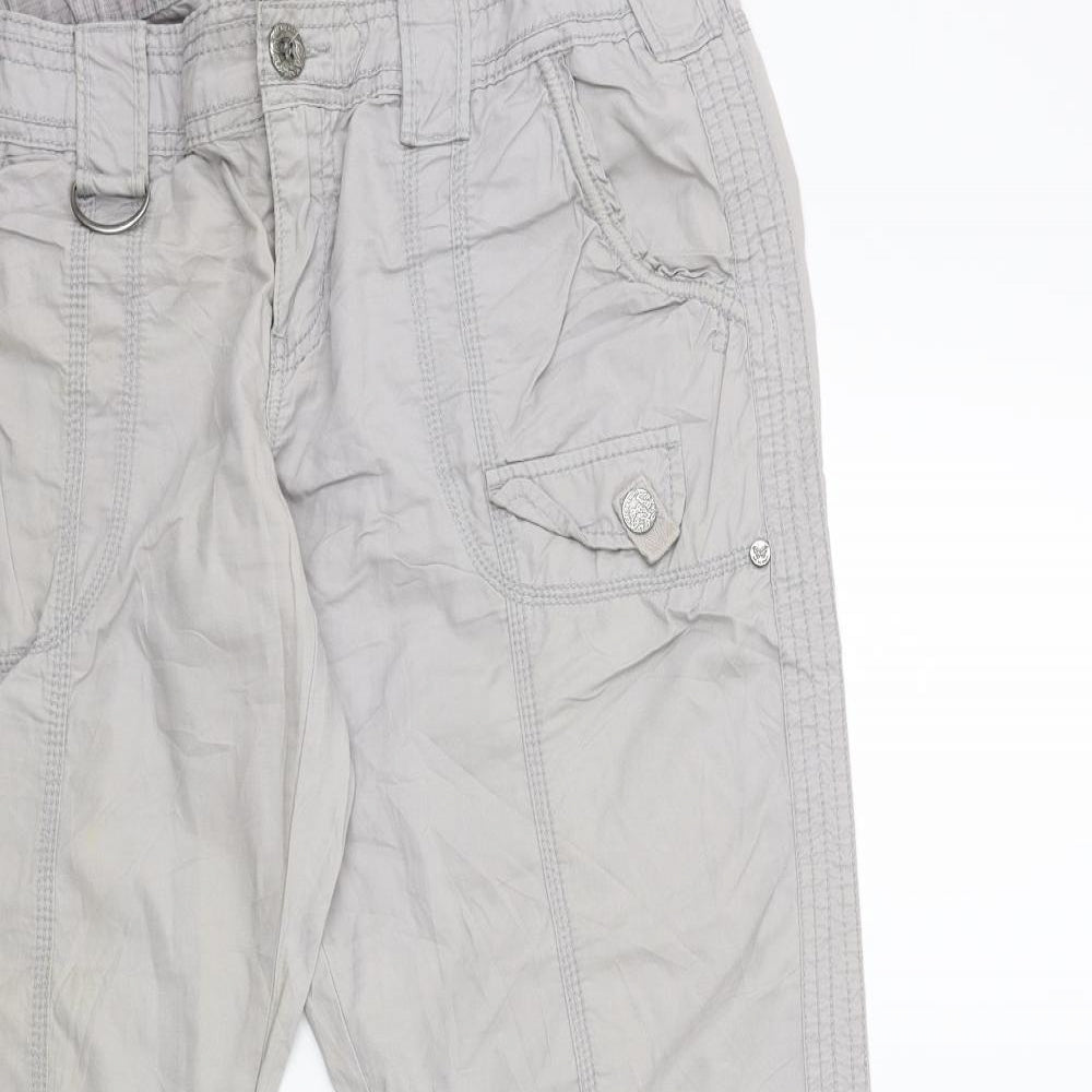 edc by Esprit Womens Grey   Cargo Trousers Size 42 L28 in
