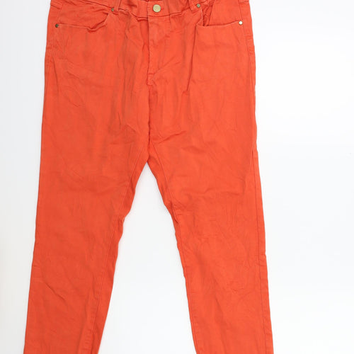 Lindex Womens Red   Trousers  Size 16 L27 in