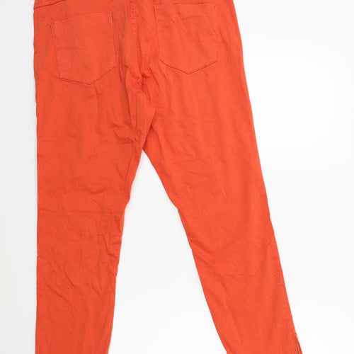 Lindex Womens Red   Trousers  Size 16 L27 in