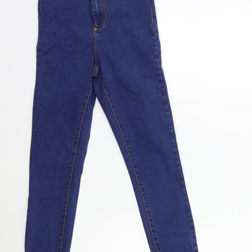 Denim & Co. Womens Blue  Denim Skinny Jeans Size 6 L25 in