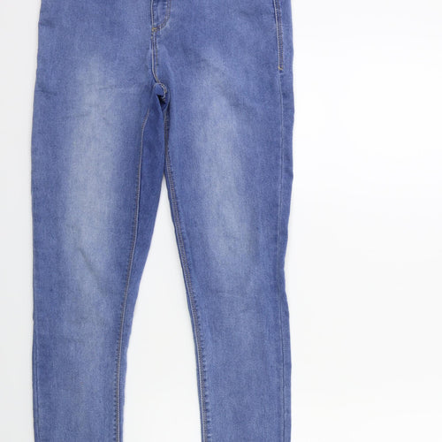 Dorothy Perkins Womens Blue  Denim Skinny Jeans Size 12 L29 in