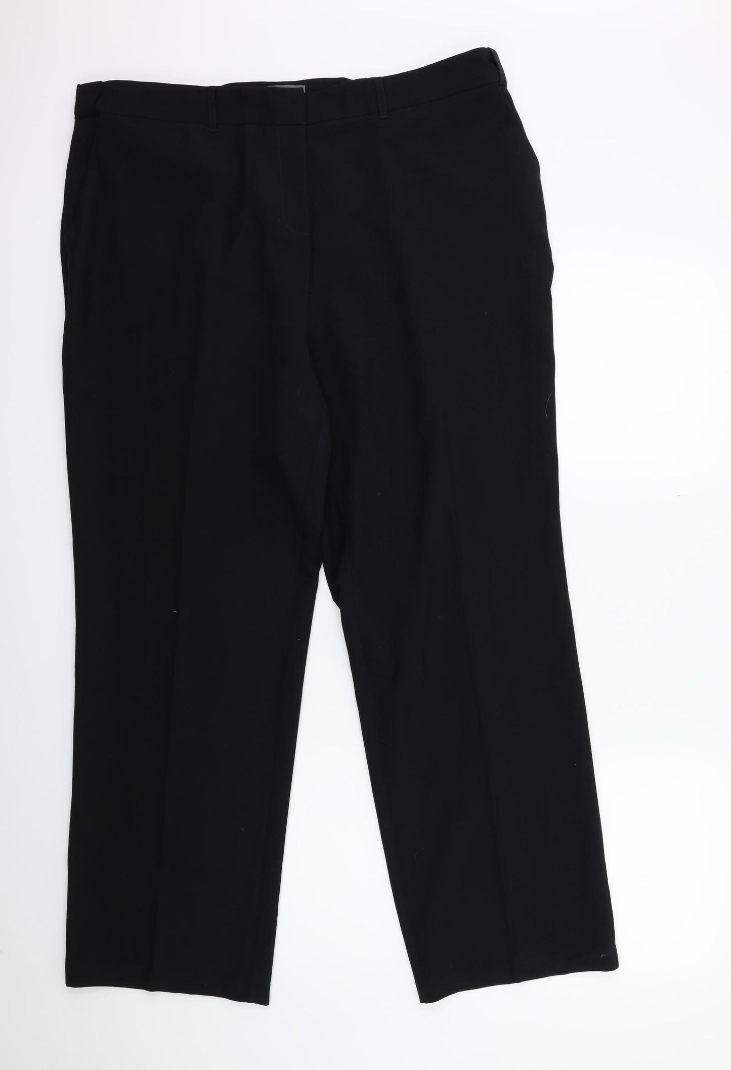 Papaya Womens Black   Trousers  Size 20 L28 in