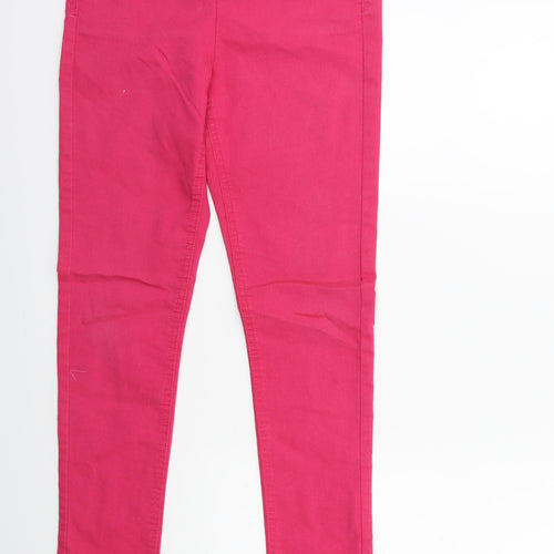 H&M Womens Pink  Denim Skinny Jeans Size 10 L27 in