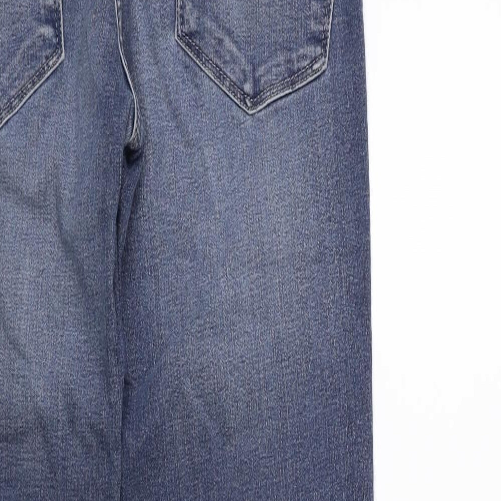 NEXT Womens Blue  Denim Flared Jeans Size 8 L28 in