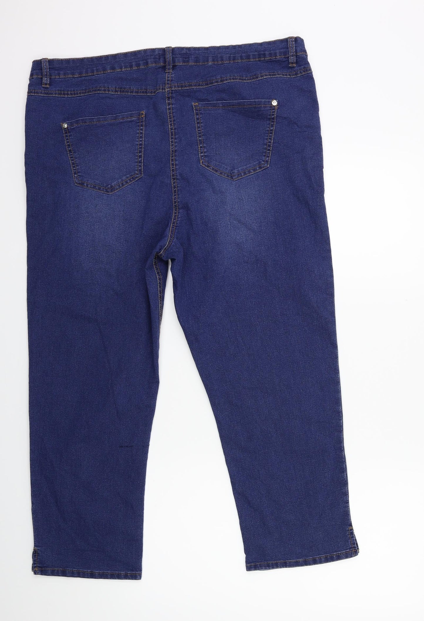 Studio Denim Womens Blue  Denim Skinny Jeans Size 18 L25 in